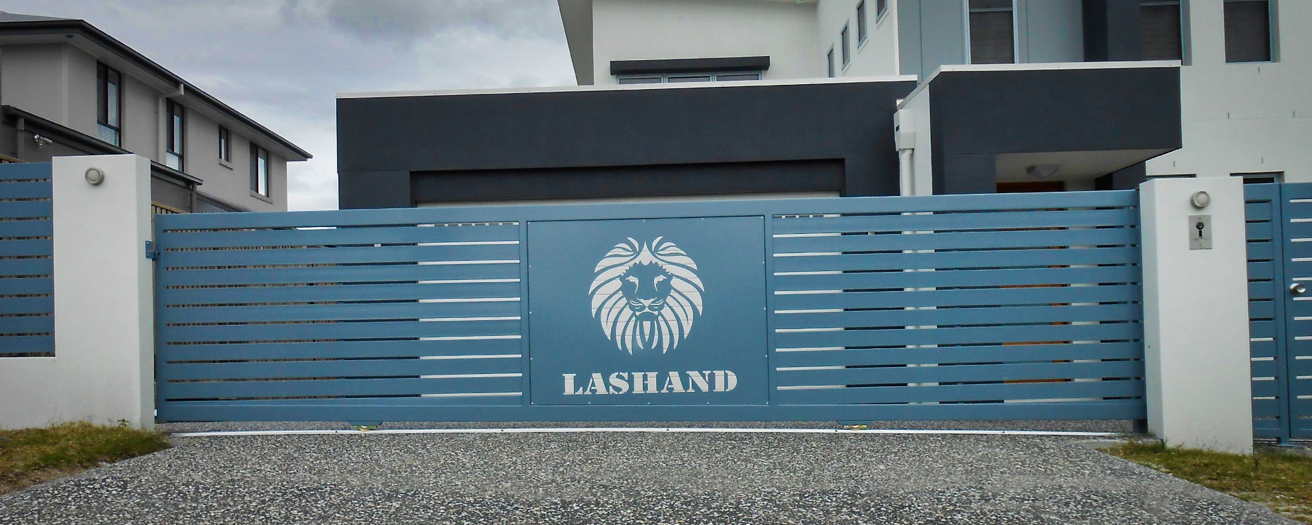 Automatic Gates Brisbane Custom Electric Sliding Driveway Gates