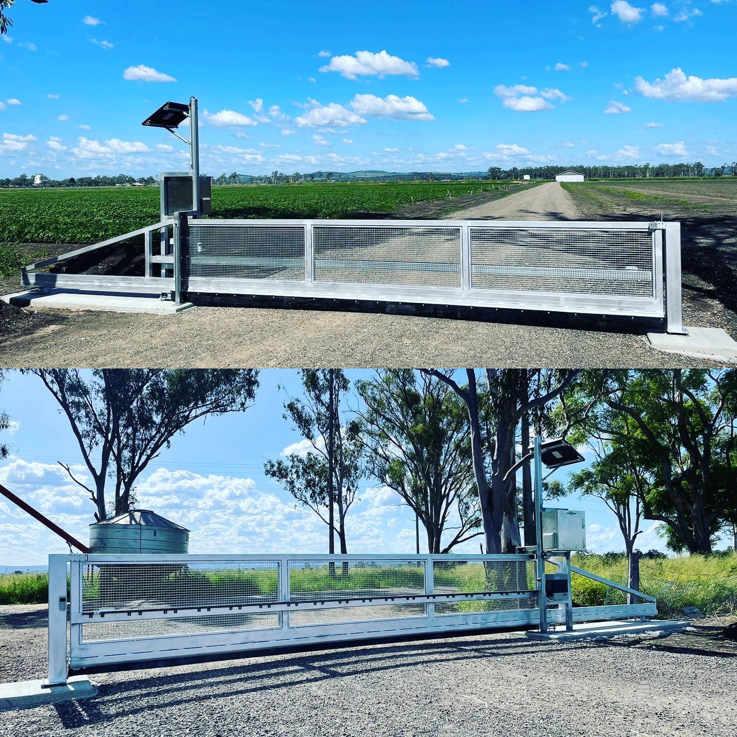 Solar Gates for Farms Custom Automatic Gates QLD